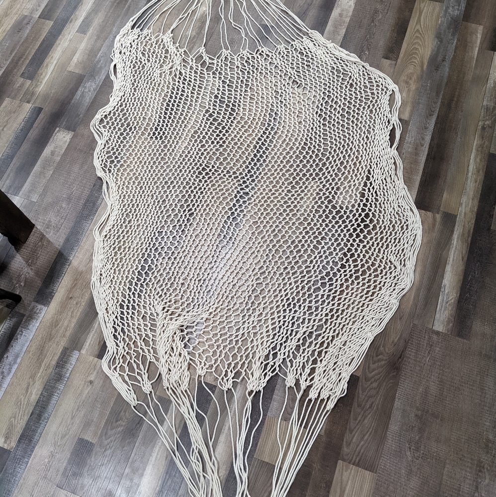 Macrame hammock